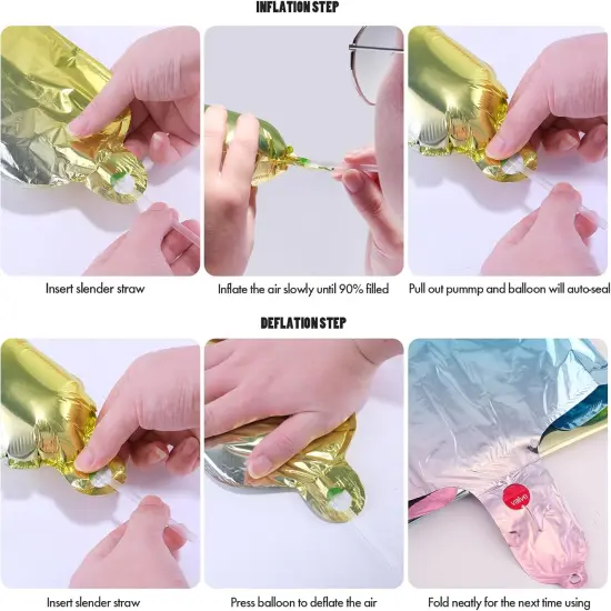 13pcs 16 Inch Mylar Foil Letters with 6pcs Star & Heart Balloons {3}