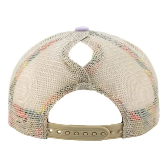 Infinity Her&reg; Women's Washed Mesh Back Cap Lavender/ Stripes {2}