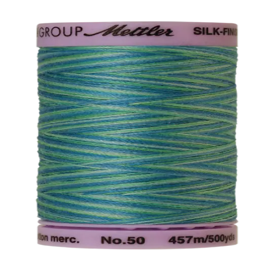 Seaspray (9085-9814) | Silk-Finish Cotton Multi 50wt (457M / 500Y) | Mettler Thread {1}
