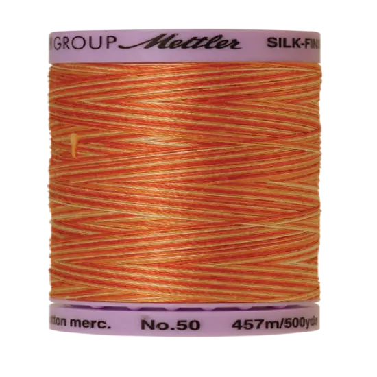 Rust Ombre (9085-9834) | Silk-Finish Cotton Multi 50wt (457M / 500Y) | Mettler Thread {1}