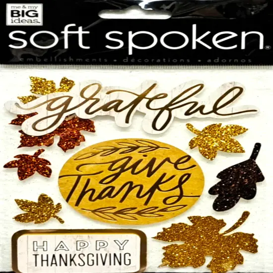 Me & My Big Ideas Give Thanks Dimensional Stickers {1}