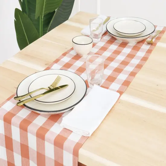 Buffalo Plaid Table Runner 14 x 72 inch Classic Farmhouse 100% Cotton {5}