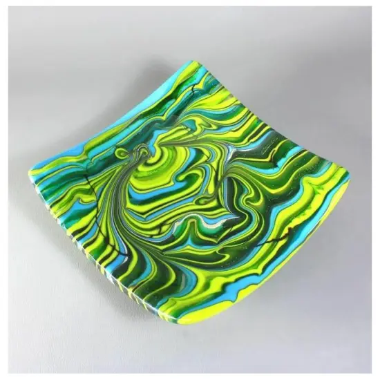 8&rdquo; x 8" x 2.5" Square Slump Glass Fusing Kiln Mold {2}