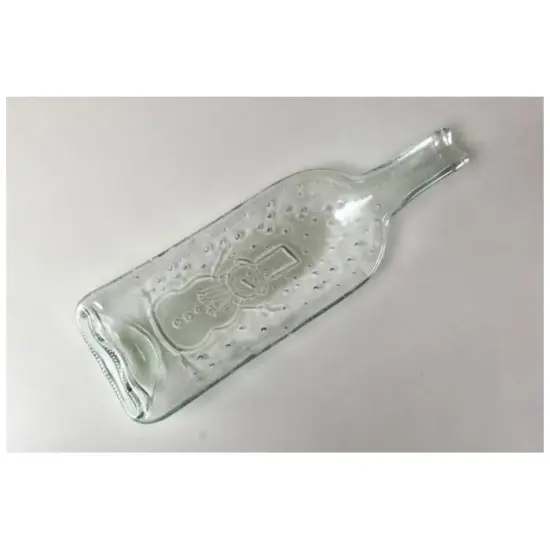 13" x 5.5" x 2" Snowman Bottle Slump Glass Fusing Kiln Mold {1}