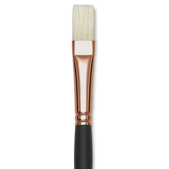 Blick Masterstroke Interlocking Bristle Brush - Flat, Long Handle, Size 8 {1}