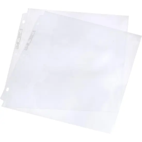 We R 12"X12" Ring Page Protectors-100/Pkg {2}