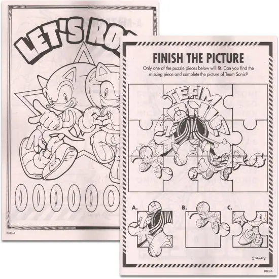 Sonic the Hedgehog Coloring Book for Kids {3}