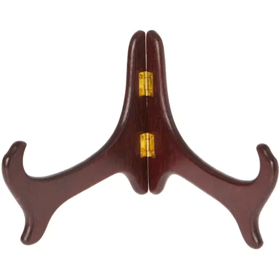 Bard's Hinged Medium Wood Bowl Stand, 5.5" H x 9.25" W x 6.5" D (For 9" - 10" Bowls) {1}