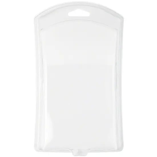 Collecting Warehouse Clear Plastic Clamshell Package / Storage Container, Curved Front, 7.75" H x 4.63" - 4.69" W x 2.38" D {1}