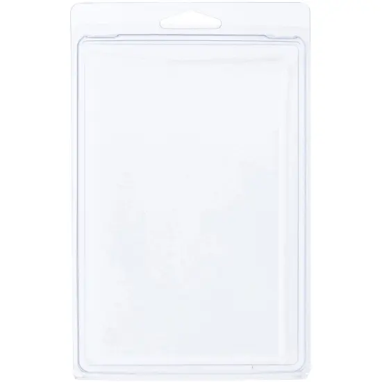 Collecting Warehouse Clear Plastic Clamshell Package / Storage Container, 6.5625" H x 4.375" W x 2.5" D {1}