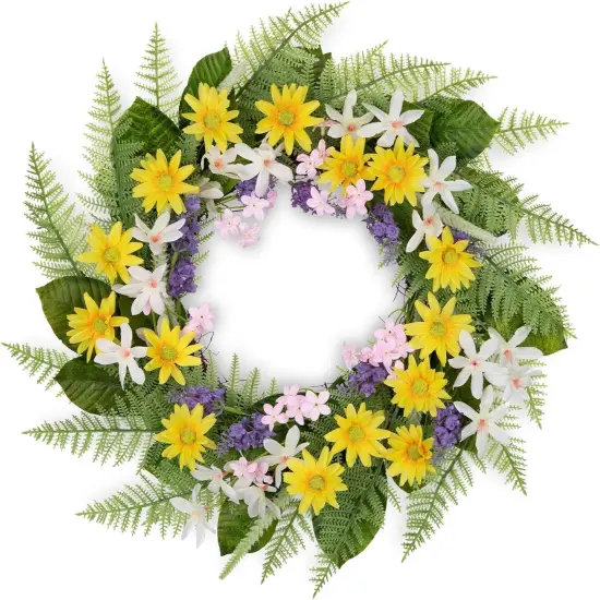 20 Inch Spring Wreath for Front Door {1}