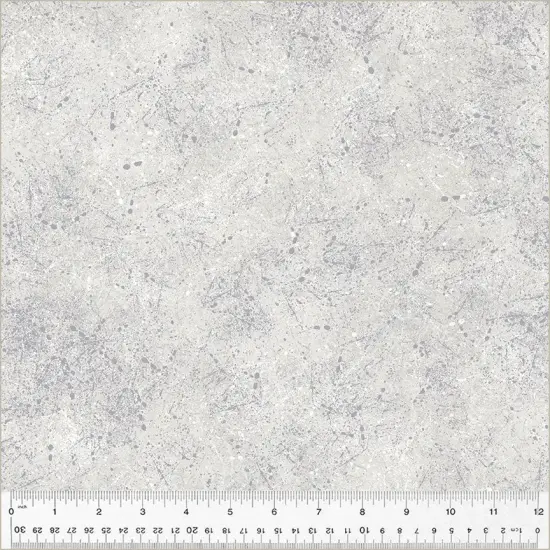 Grey Fog Noteworthy Splatter 44"/45 Fabric Per Yard {1}