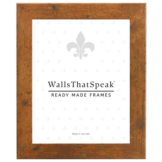 16x24 Picture Frame Bauhaus 125, 1.25" MDF Wood Composite Moulding, Faux Woodgrain Wall Display Frame for Art, Posters, or Photos by wallsthatspeak Light Walnut {1}