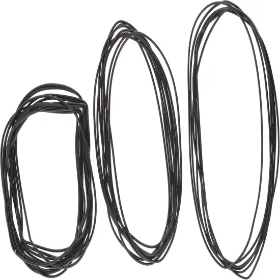 The Beadsmith Deb Moffett-Hall&rsquo;s Endless Loom Bands, Black Color, 28 Piece Assortment Pack, Use with The Endless Loom {1}