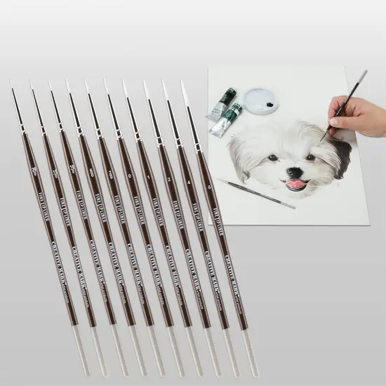 Creative Mark Fine Tip Liner Paint Brush Ultra Fine Detail Soft Hair Paint Brush For Watercolor, Gouache, Inks, Acrylic, Oils, Technical Artists, and Illustrators {2}