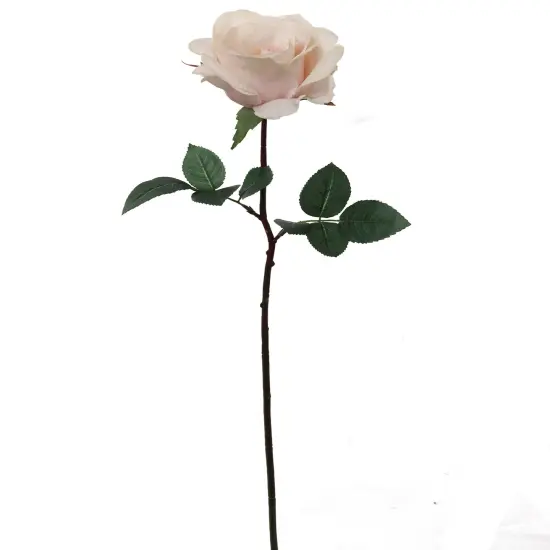 4PCS 27&rdquo; Real Touch Pink Rose 4&rdquo; Bloom | Lifelike Artificial Flower {1}