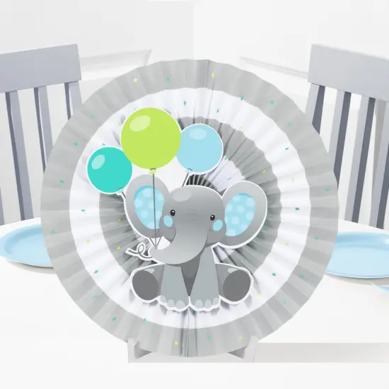 Enchanting Elephants Boy Centerpiece Decoration {5}