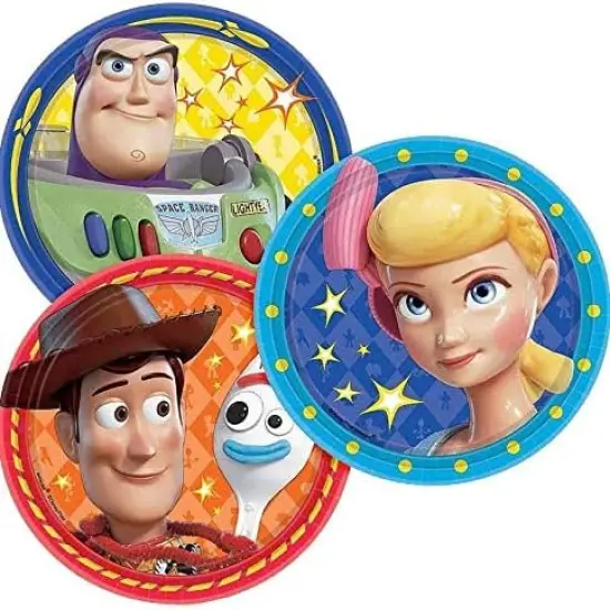 Toy Story 7" Cake Plates Assorted - 8ct {1}