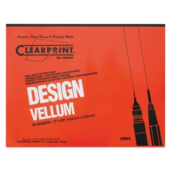 Clearprint Design and Sketch Pad, Unprinted, 17 inx 22 in {1}