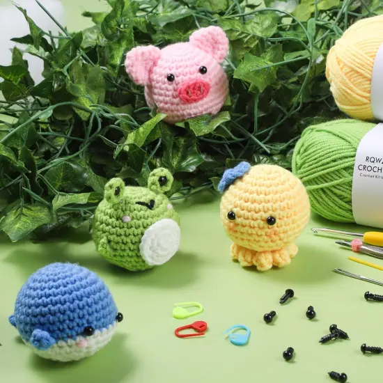 Animals Beginners Crochet Kits {3}