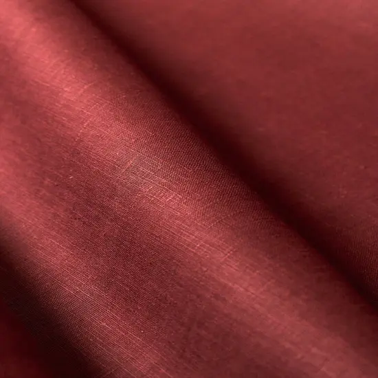 1 Yard Solid Rust Midweight Pure Linen Fabric 7.5 oz Durable 58 Inches Wide {3}