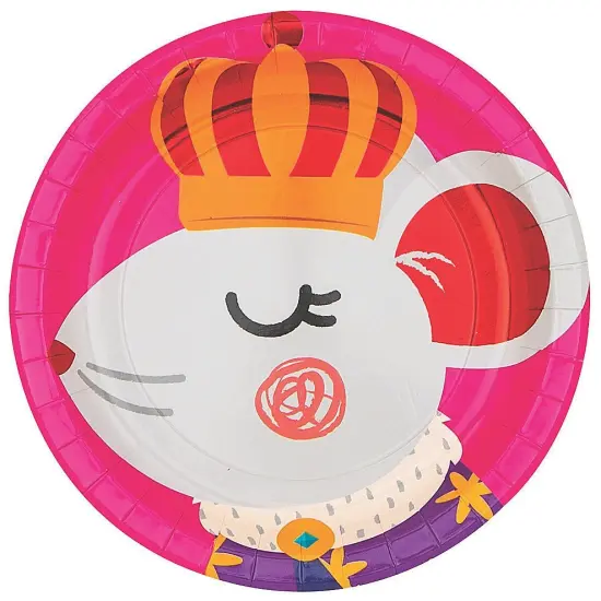 Nutcracker 7" Paper Dessert Plates - 8 Ct {1}