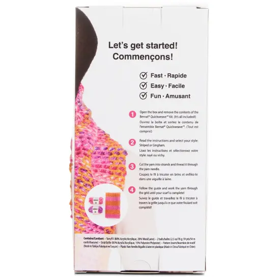 Bernat Scarf Weaving Kit {4}