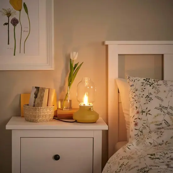 Dimmable Table Lamp Anthracite 10" Dimmable beige {2}