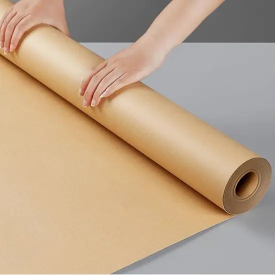 School Smart Butcher Kraft Paper Roll, 40 lbs, 48 Inches x 1000 Feet, Brown {3}