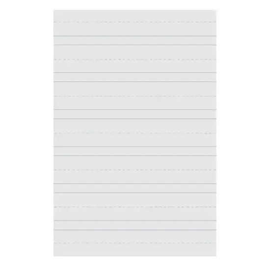 School Smart Primary Chart Paper, Skip-A-Line, 24 x 32 Inches, White, 500 Sheets {1}