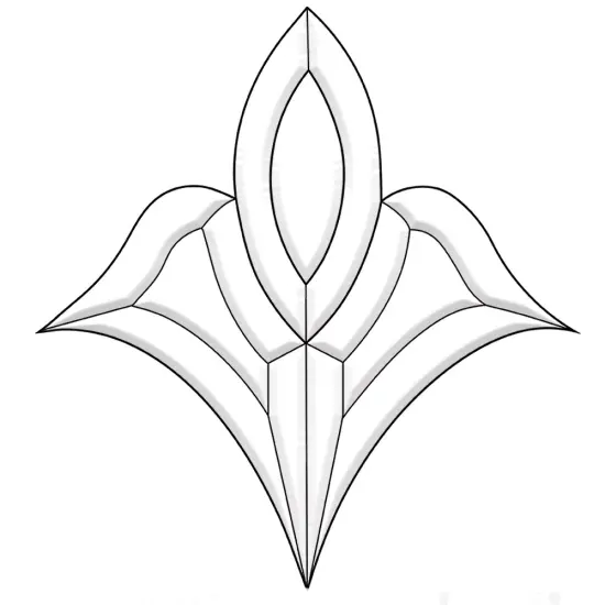 4-1/2" x 4-1/2" Exquisite Clear Glass Bevel Cluster EC916 {1}