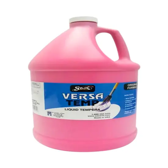 Sax Versatemp Heavy-Bodied Tempera Paint, 1 Gallon, Magenta {1}