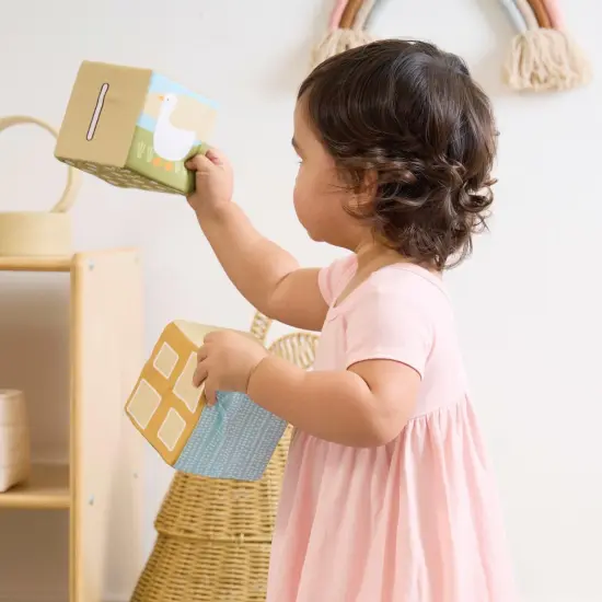 Kaplan Early Learning Company Farm Animal Soft Blocks - 6 Pieces {4}