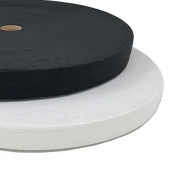Flat Knit Stretch Elastic 1/4" to 2" Black or White Full Roll {5}
