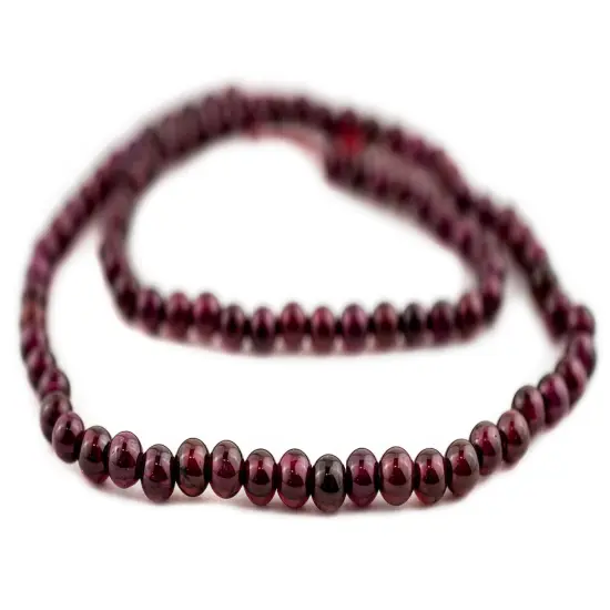 The Bead Chest Round Garnet Beads 4-5mm Red Gemstone 16 Inch Strand {3}