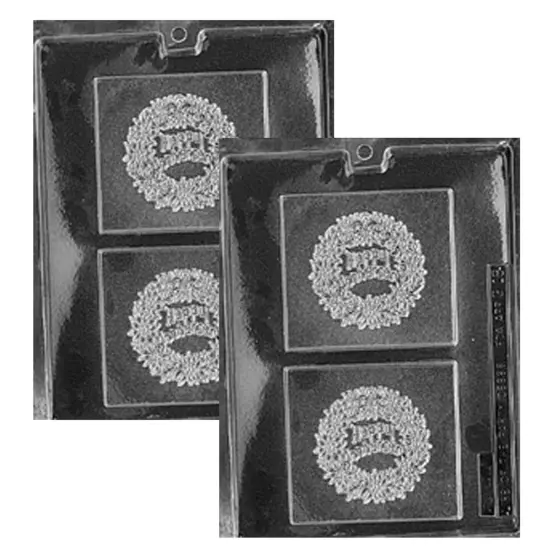 Happy Anniversary Wreath Card Chocolate Mold {3}