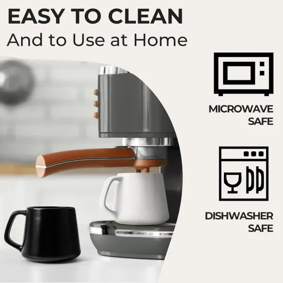 Coffee Mugs Set of 4 / Large Ceramic Coffee Cups (14 oz) {2}