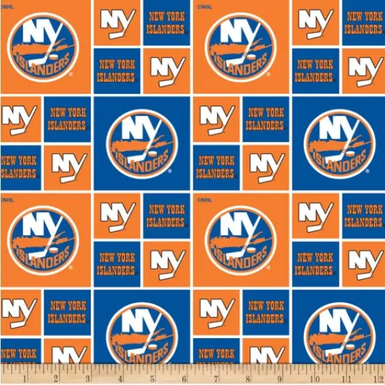 NHL Licensed New York Islanders 020-ISL Cotton Fabric by the Yard {1}