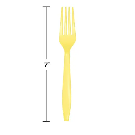 288 pc Bulk Mimosa Plastic Forks {2}