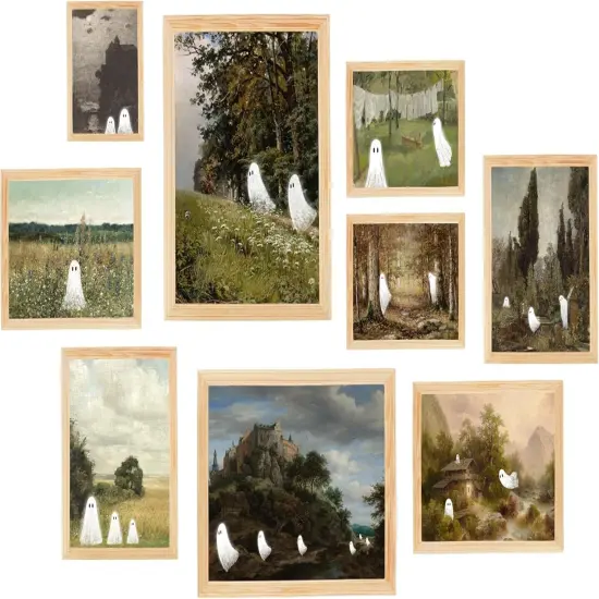 Ghost Halloween Wall Art {1}