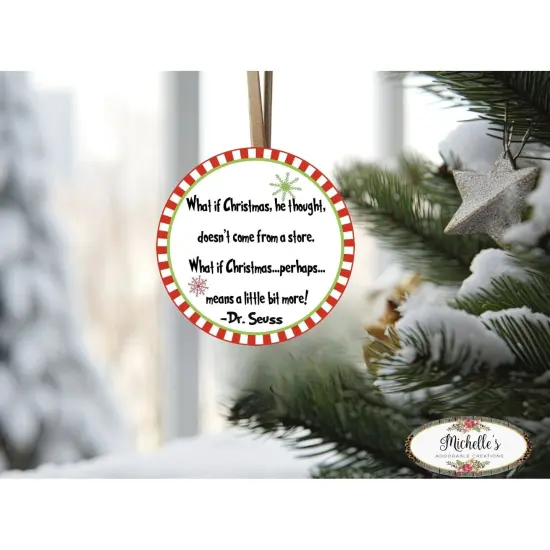 What If He Thought Christmas Sign {4}