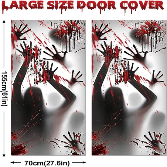 11 Sheets/202 Pcs Bloody Halloween Decorations Set {2}