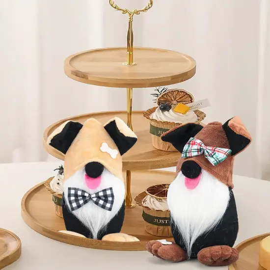 2pcs Dog Gnome Stuffed Gnomes Plush {4}