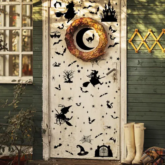 Halloween Witch Wall Decals {3}