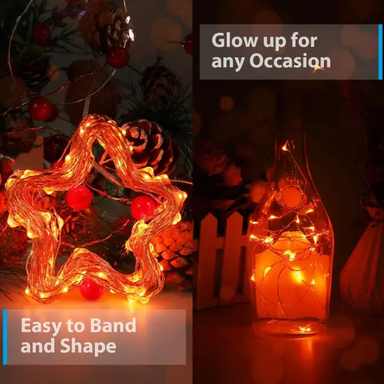 Halloween USB LED Fairy String Light (16ft./5M,Orange) {4}