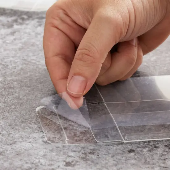 Cakesicle Treat Boxes, Clear Dessert Gift Box for Cake Pop Favors (3.7 x 2.2 In, 50 Pack) {6}