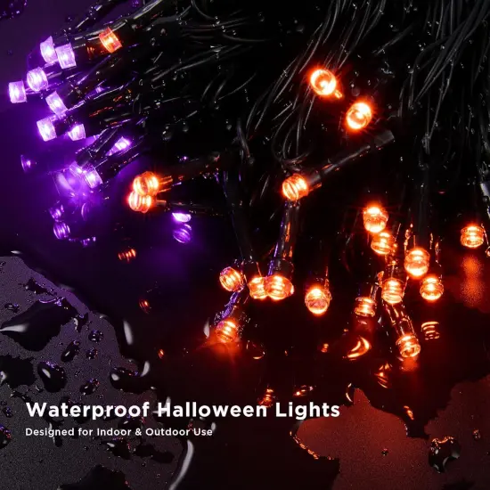 300 LED 108FT Halloween String Lights with 8 Modes {4}