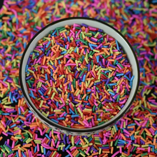 Fake Sprinkles 110g Non-edible Polymer Clay Sprinkles Faux Sprinkle {3}