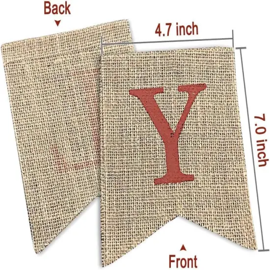 Happy Fall Yall Burlap Banner {5}