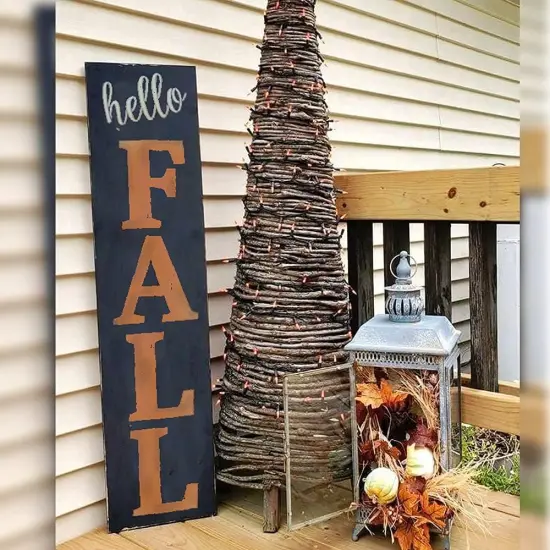 Large Fall Stencils for Painting on Wood, Canvas - 10&rdquo;x10&rdquo; Stencil Pack {3}